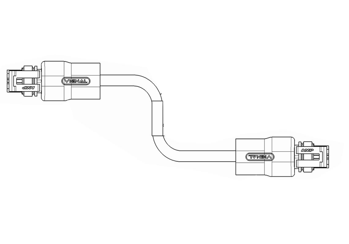 Superseal harness ADR female 2 pins cable 1,5 m